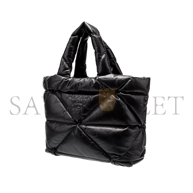 PRADA NAPPA LEATHER PADDED SOFT TOTE 1BG411 (38*34*14cm)